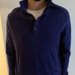 Banana Republic navy cotton cashmere sweater - XL